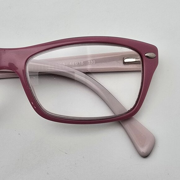 *SOLD* Ray-Ban Junior RB1550 3656 Pink on Light Pink Kids Jr Eyeglasses Frame - Picture 11 of 12